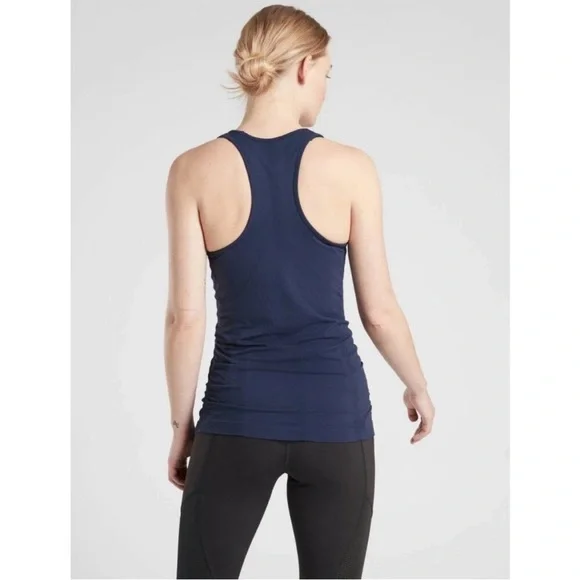 Athleta Navy Blue Speedlight Seamless Tank Top - Picture 3 of 10